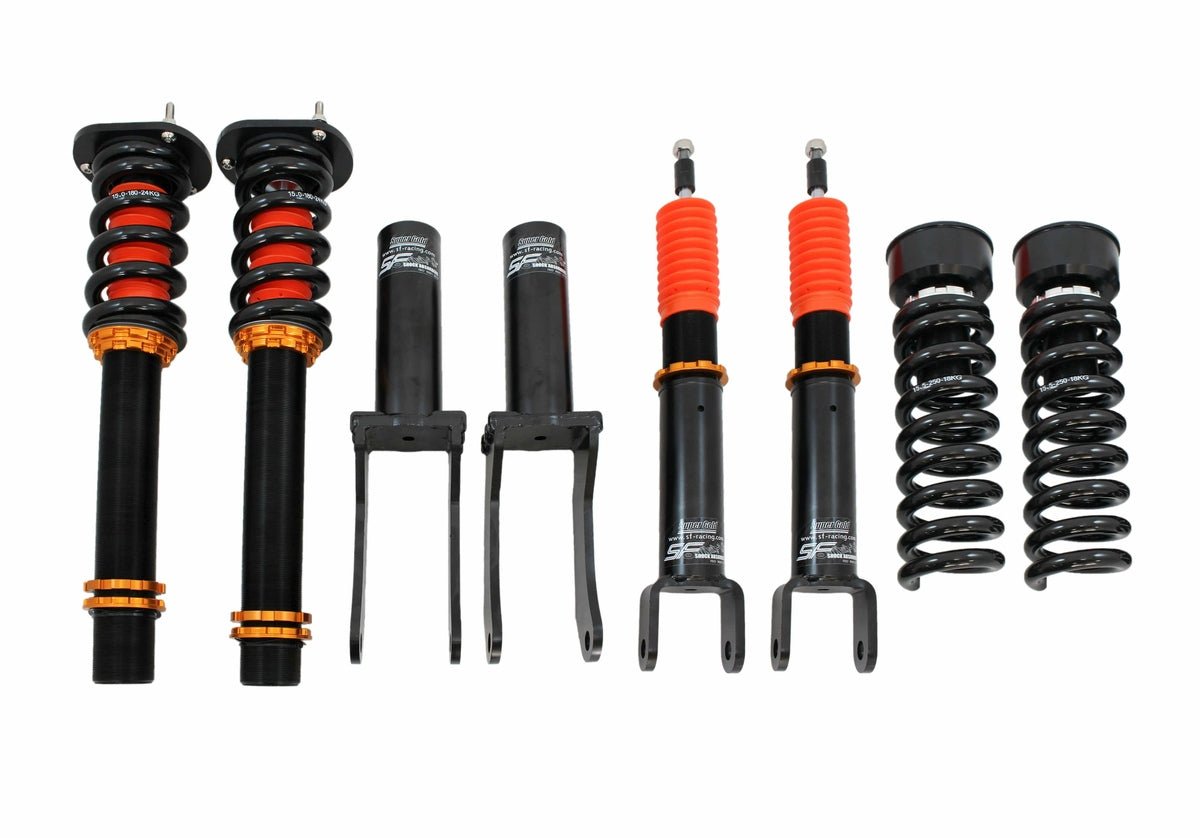 SF Racing Sport Coilovers for 2011 - 2016 Jeep Grand Cherokee w/OE Air Spring (WK2) - SF - JP01 - 04 - SP - A