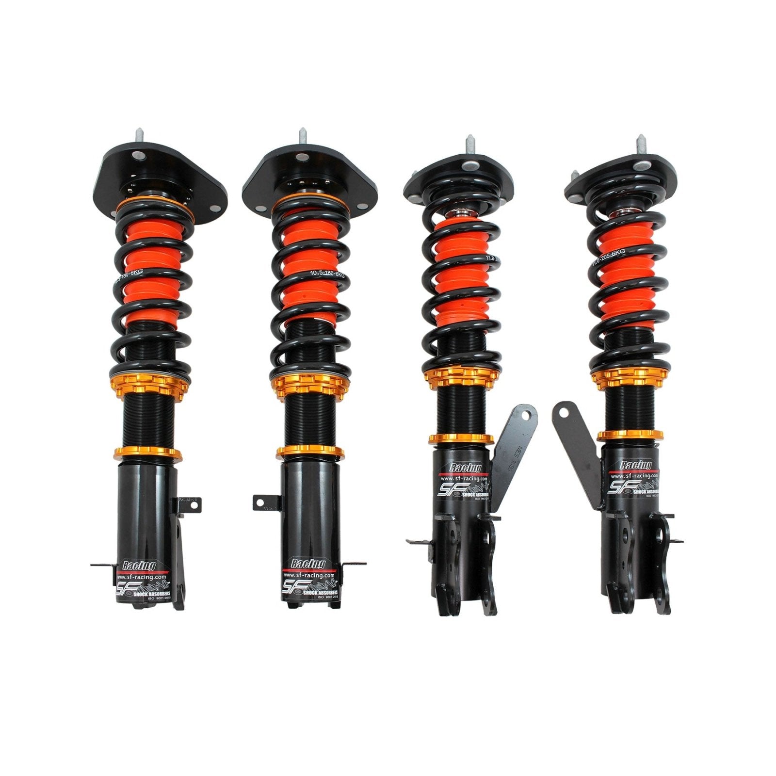 SF Racing Track Coilovers for 1989 - 1994 Mazda 323 (BG) - SF - MA01 - 03 - TR