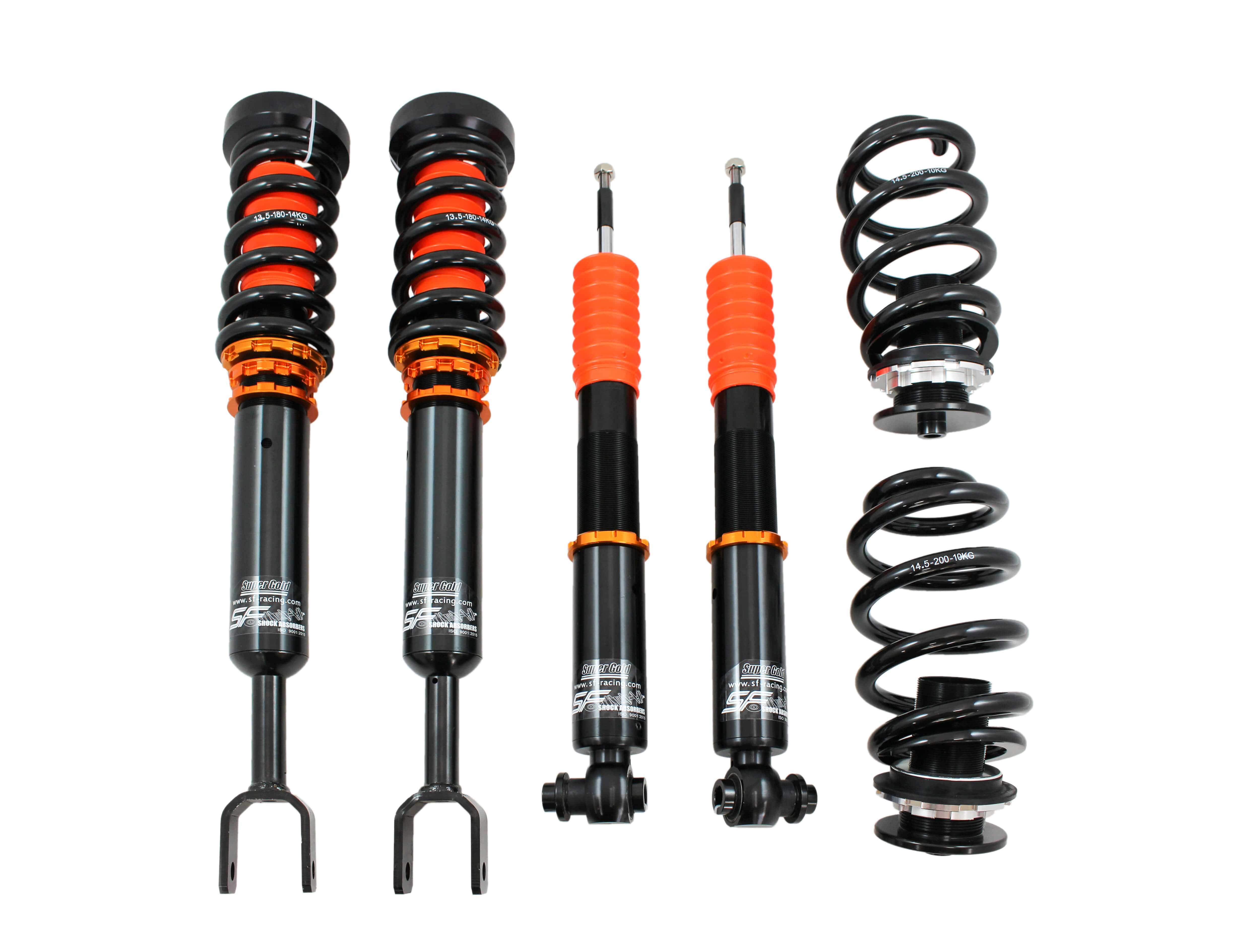 SF Racing Track Coilovers for 2004-2011 Audi A6 Quattro AWD (C6/4F)