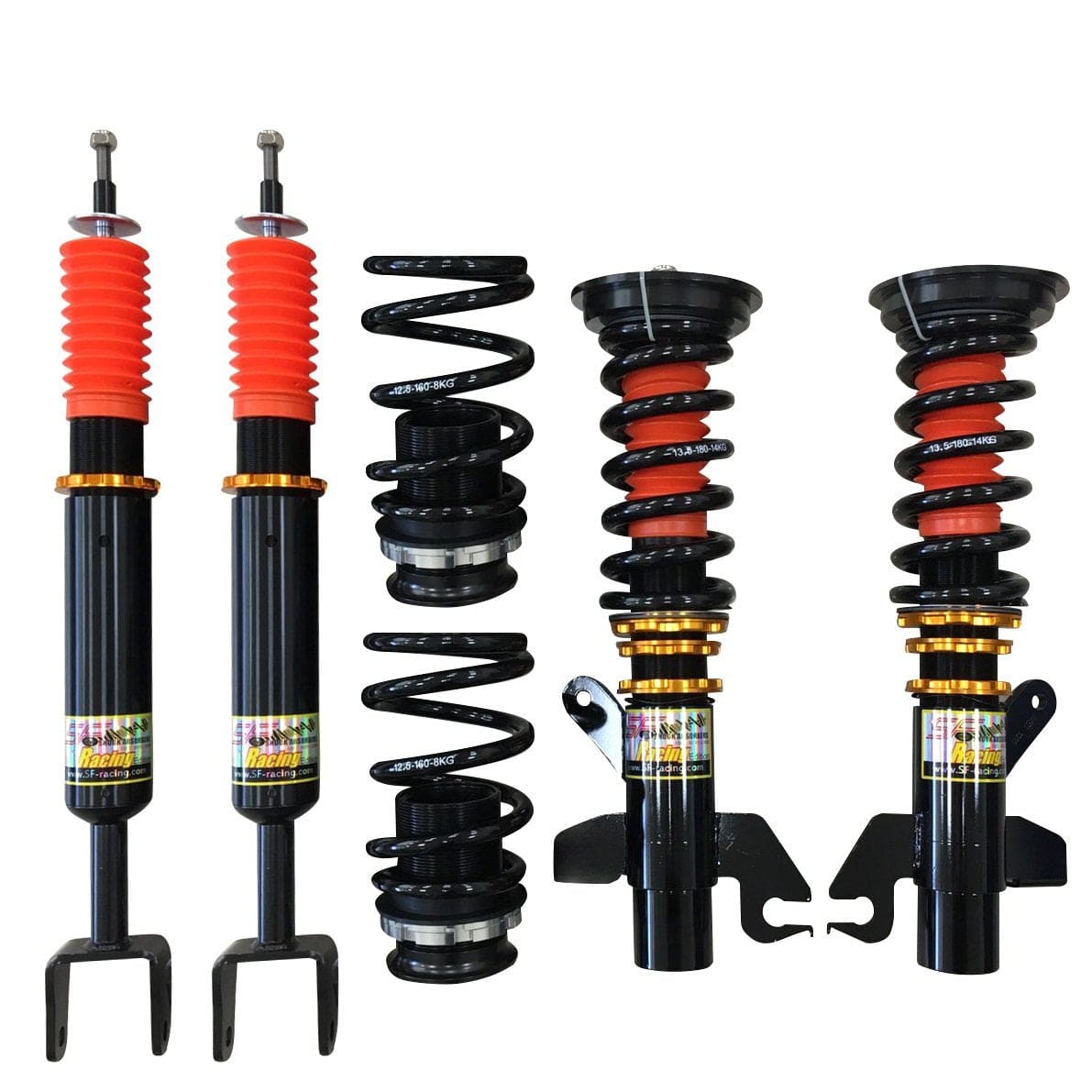 SF Racing Track Coilovers for 2012+ Toyota PriusC (NHP10) SF-TO12-02-TR-01