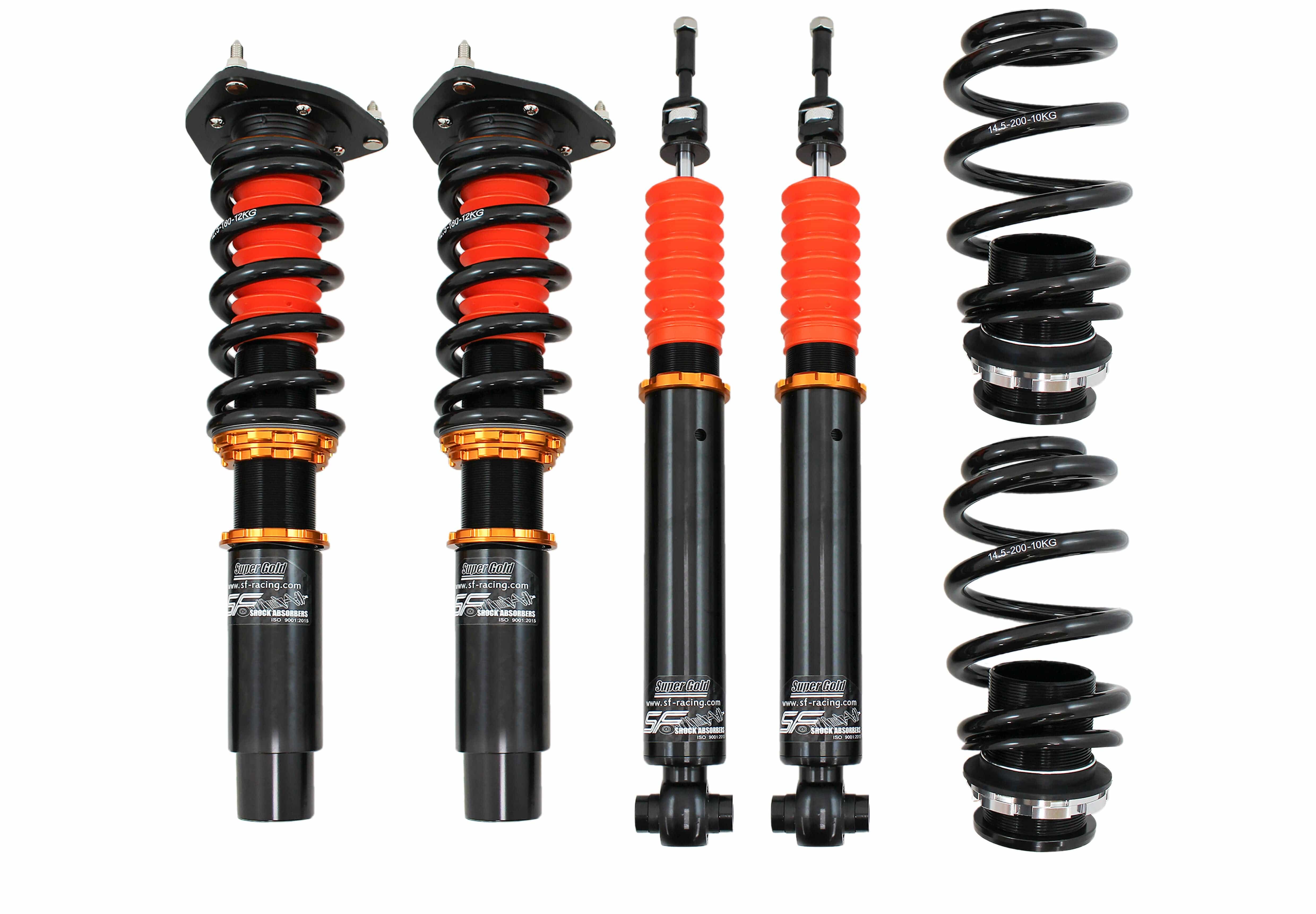 SF Racing Track Coilovers for 2016+ Audi A4 Quattro AWD (B9/8W)