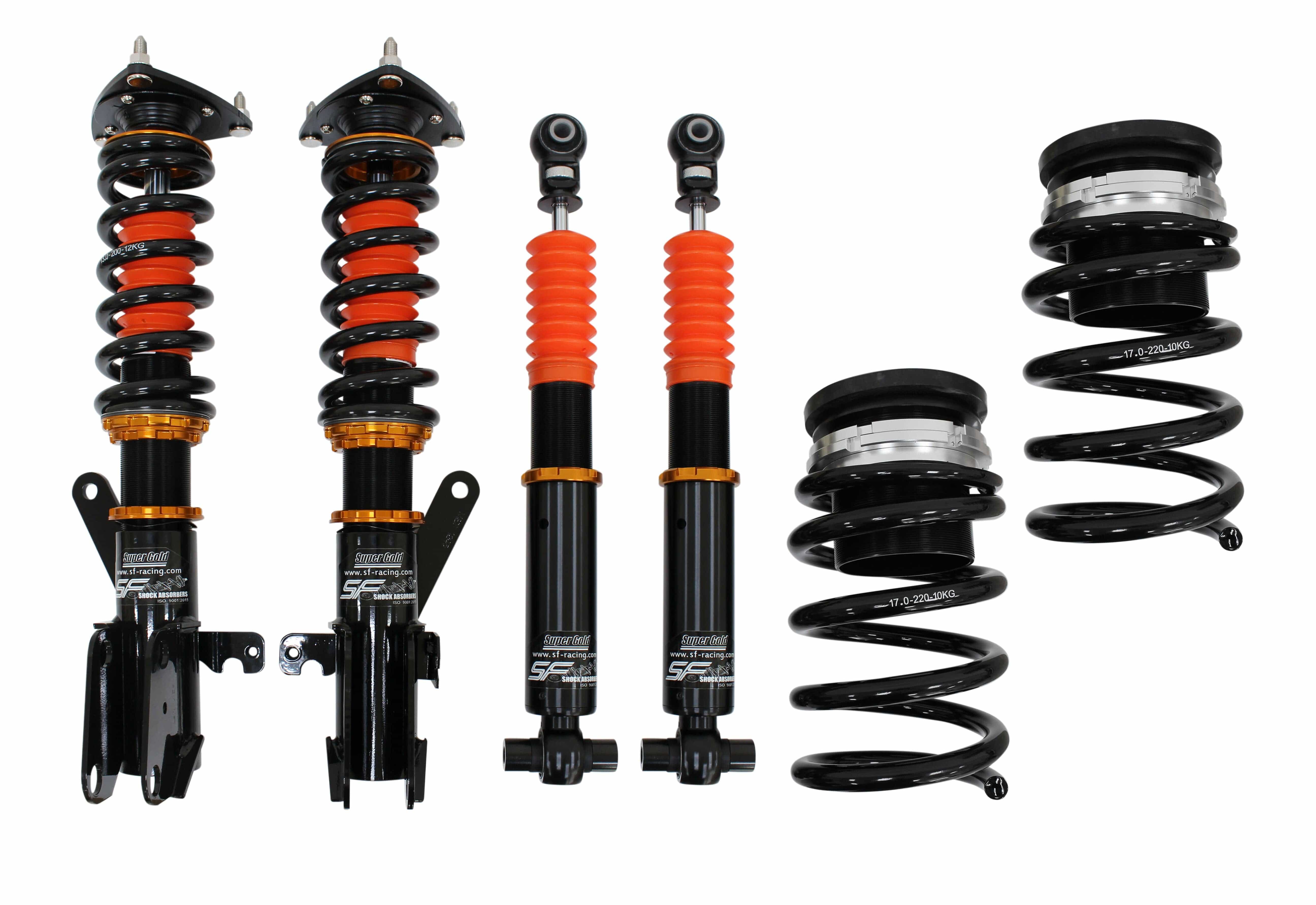 SF Racing Sport Coilovers (Half Kit) for 2007-2013 Acura MDX AWD (YD2) SF-AC04-02-SP-HALF
